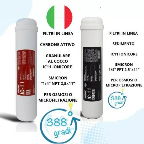 Kit filtri linea depuratore - filtri,
