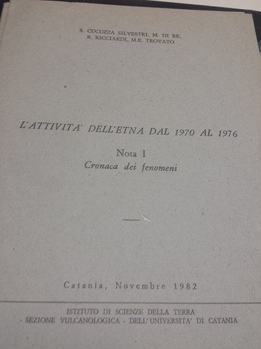 Attivita dell etna dal - dell'etna,