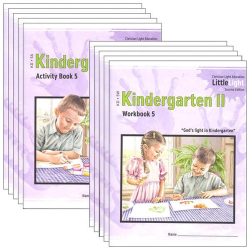 Kindergarten workbooks - 2,